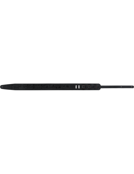 IBANEZ GSTL60-BK STRAP BLACK SYNTHETIC LEATHER