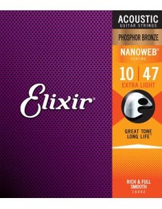 ELIXIR 16002 PHOSPHOR EXTRA LIGHT 10-47 ACOUSTIC