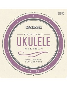 D'ADDARIO EJ88C UKULELE CONCERTO NYLON TECH.