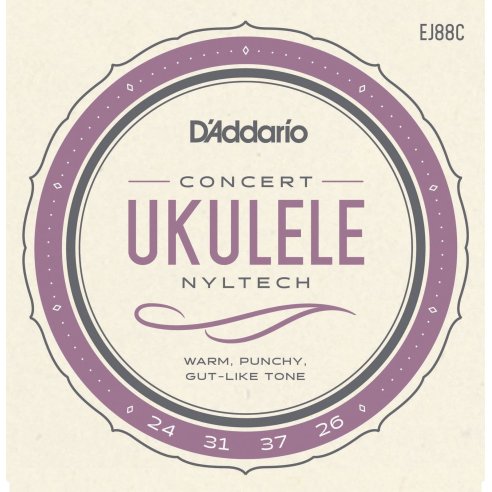 D'ADDARIO EJ88C UKULELE CONCERTO NYLON TECH.