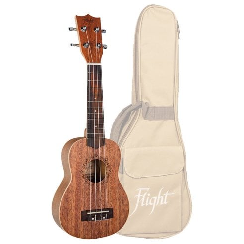 FLIGHT DUS321 MAHOGANY SOPRANO + BORSA
