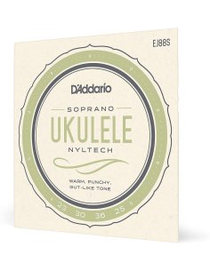 D'ADDARIO EJ88S UKULELE SOPRANO NYLON TECH.
