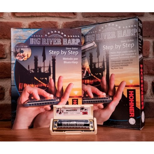 HOHNER BIG RIVER HARP STEP BY STEP PACK