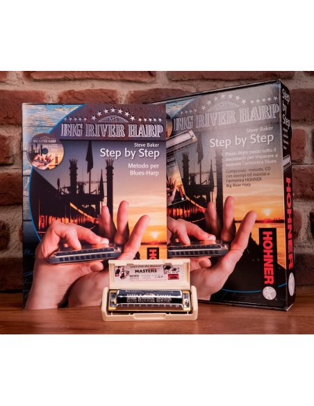 HOHNER BIG RIVER HARP STEP BY STEP PACK