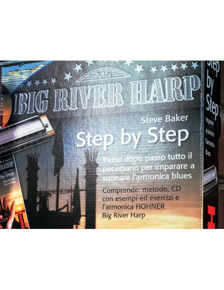 HOHNER BIG RIVER HARP STEP BY STEP PACK