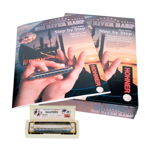 HOHNER BIG RIVER HARP STEP BY STEP PACK