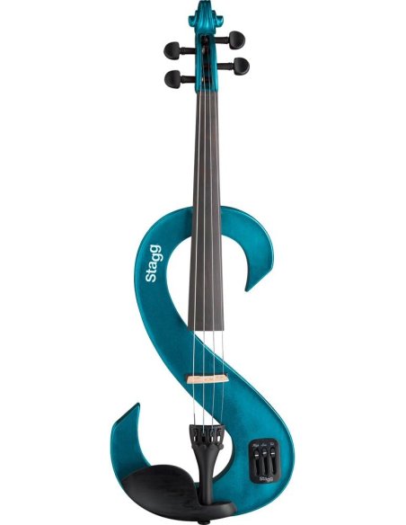 STAGG EVN 4/4 MBL VIOLINO ELETTRICO BLU METALLIZZATO