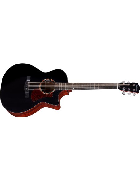 EASTMAN AC122-2CE BK CEDAR TOP BLACK + BAG