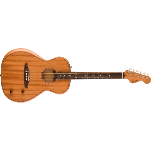 FENDER HIGHWAY PARLOR NATURAL ALL MAHOGANY RW W/BAG