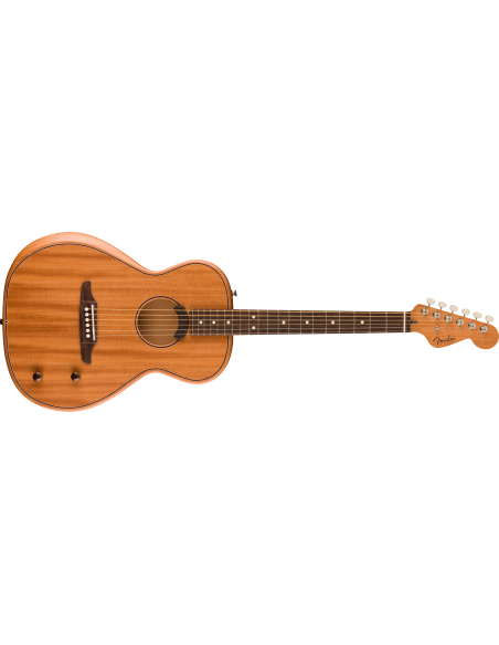 FENDER HIGHWAY PARLOR NATURAL ALL MAHOGANY RW W/BAG