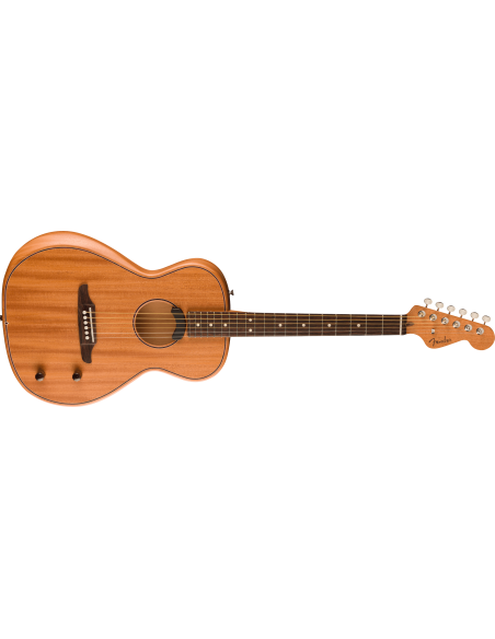FENDER HIGHWAY PARLOR NATURAL ALL MAHOGANY RW W/BAG