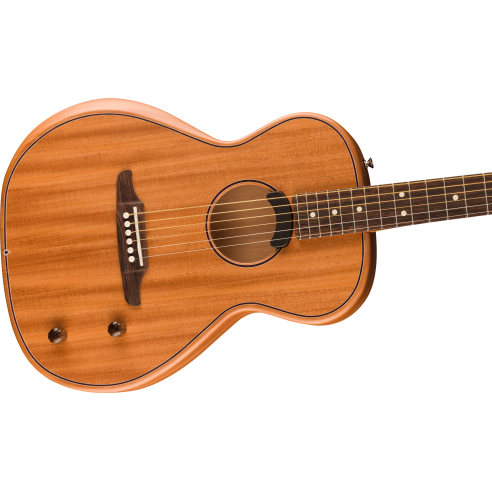 FENDER HIGHWAY PARLOR NATURAL ALL MAHOGANY RW W/BAG