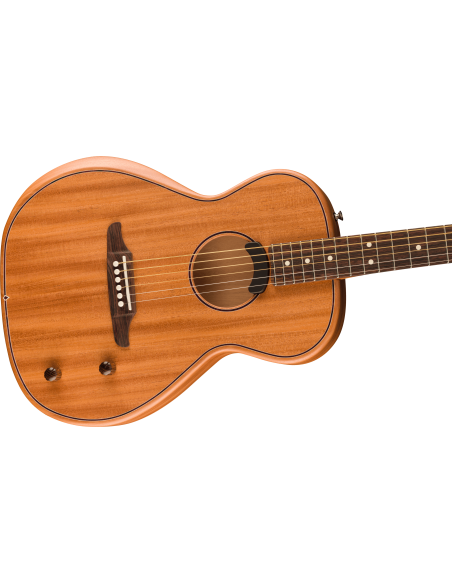 FENDER HIGHWAY PARLOR NATURAL ALL MAHOGANY RW W/BAG