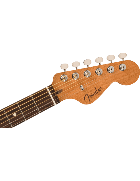 FENDER HIGHWAY PARLOR NATURAL ALL MAHOGANY RW W/BAG