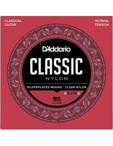 D'ADDARIO EJ27N-3D SET CLASSICA NORMAL