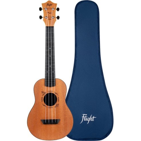 FLIGHT TUC53 MAHOGANY CONCERTO C/BORSA