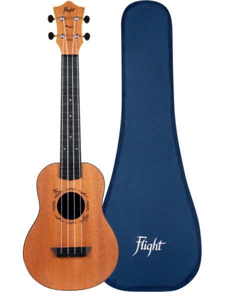 FLIGHT TUC53 MAHOGANY CONCERTO C/BORSA