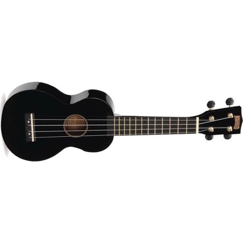 MAHALO UKULELE RAINBOW NERO + BORSA MR1-BK