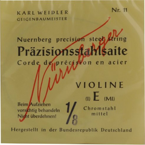 NUERNBERG PRAZISION VOLLKERN 1/8 MI ACCIAIO/CROMO