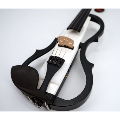 DOMUS VIOLINO SILENT DLX BIANCO 4/4 CON BORSA E ARCO