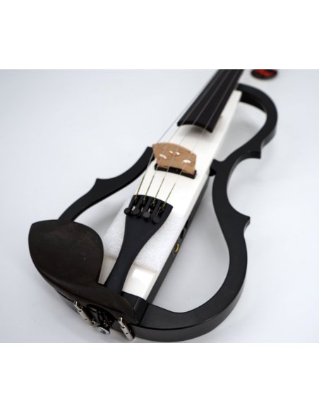 DOMUS VIOLINO SILENT DLX BIANCO 4/4 CON BORSA E ARCO