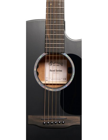 MARTIN DC-10E MODERN BLACK SATIN SPRUCE / SAPELE