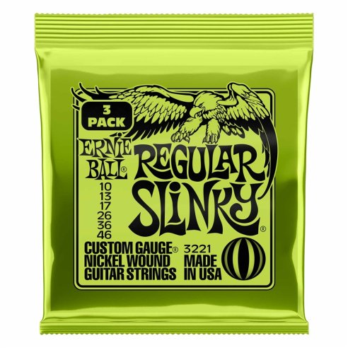 ERNIE BALL 3221 REGULAR SLINKY 3-PACK