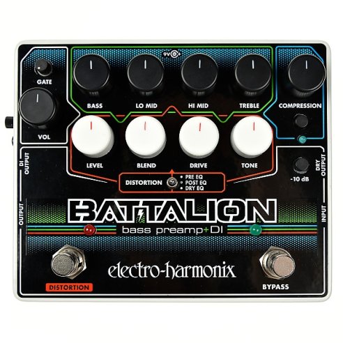 ELECTRO HARMONIX BATTALION BASS PREAMP + DI