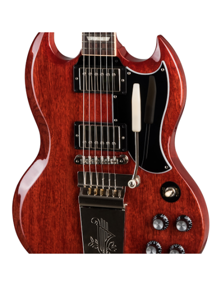 GIBSON SG STANDARD '61 MAESTRO VIBROLA VINTAGE CHERRY