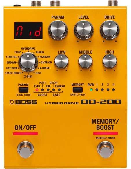 BOSS OD-200 HYBRID OVERDRIVE
