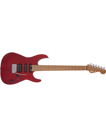 CHARVEL PRO MOD DK24 HSS 2PT CM RED ASH