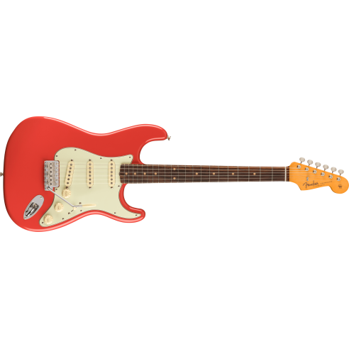 FENDER AM VINTAGE II 61 STRAT RW FIESTA RED