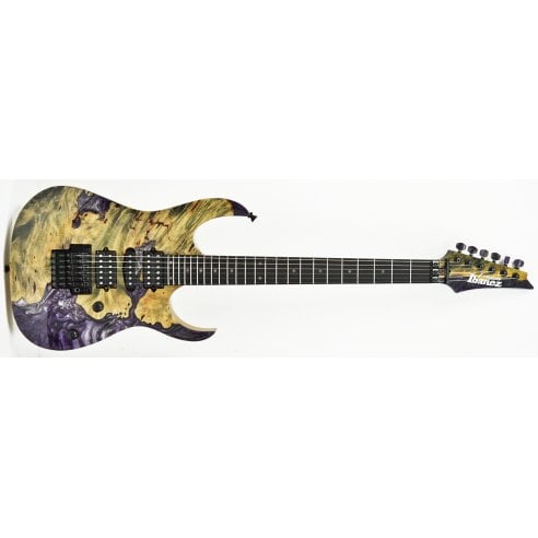 IBANEZ JCRG23G01 CUSTOM SHOP BUCKEYE BURL PURPLE RESIN TOP