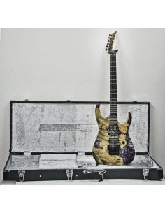 IBANEZ JCRG23G01 CUSTOM SHOP BUCKEYE BURL PURPLE RESIN TOP 2