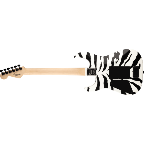 CHARVEL PRO MOD DK SATCHEL SIGNATURE SATIN WHITE