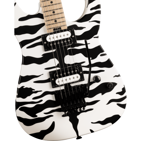 CHARVEL PRO MOD DK SATCHEL SIGNATURE SATIN WHITE