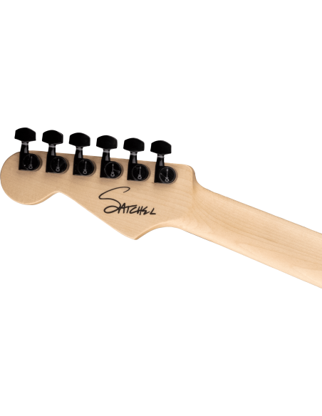 CHARVEL PRO MOD DK SATCHEL SIGNATURE SATIN WHITE