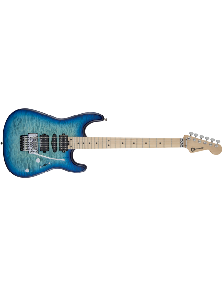 CHARVEL MJ SAN DIMAS S1 HSH FR M QM CARIBBEAN BURST