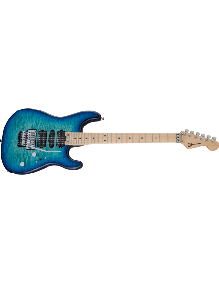 CHARVEL MJ SAN DIMAS S1 HSH FR M QM CARIBBEAN BURST