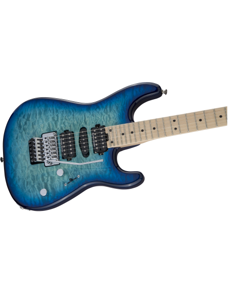 CHARVEL MJ SAN DIMAS S1 HSH FR M QM CARIBBEAN BURST