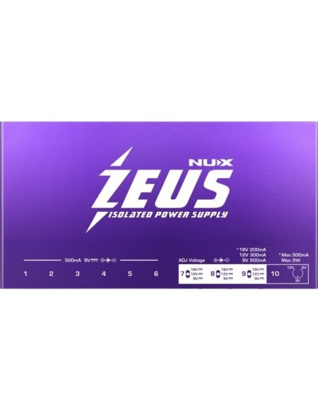 NUX ZEUS NIP-Z10 ALIMENTATORE 10 OUT