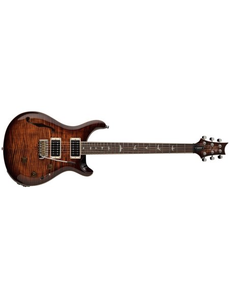 PRS SE CU242 SEMI HOLLOW PIEZO ORANGE TIGER SMOKE BURST