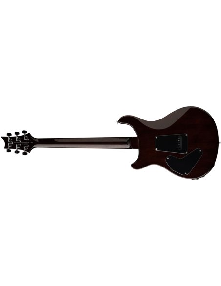 PRS SE CU242 SEMI HOLLOW PIEZO ORANGE TIGER SMOKE BURST