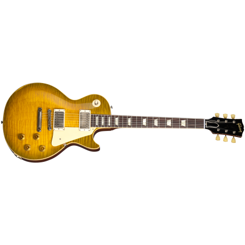 GIBSON '59 LES PAUL STANDARD REISSUE HEAVY AGED GREEN LEMON FADE