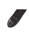 FENDER STRAP POLY BLACK WHITE LOGO