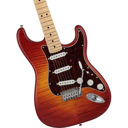 FENDER LTD HYBRID STRAT MN FLAME SSO