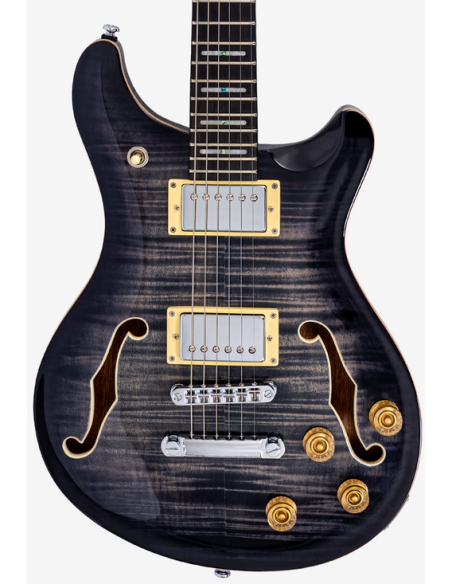 LARRY CARLTON Q7 HOLLOW TRANSPARENT BLACK