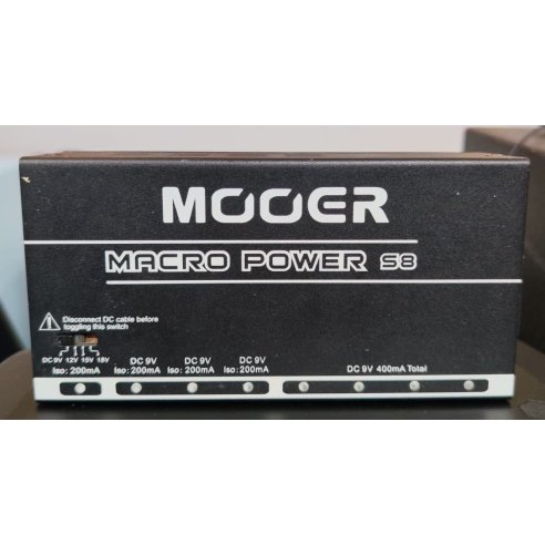 MOOER MACRO POWER S8 POWER SUPPLY UNIT UP TO 8...