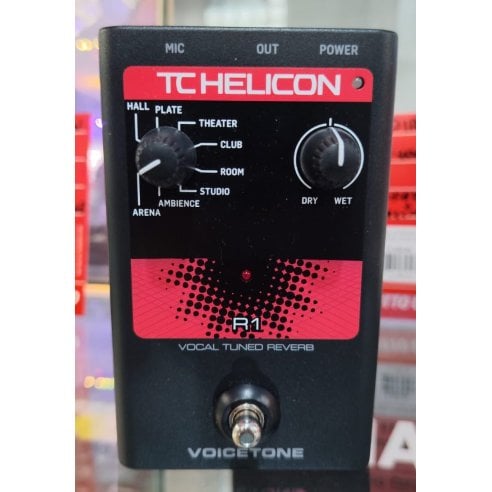 TC HELICON VOICETONE R1 VOCAL TUNED REVERB