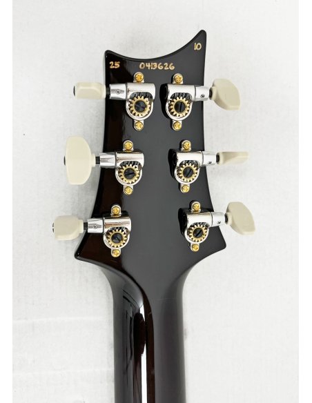 PRS CUSTOM 24-08 10 TOP BLACK GOLD WRAPAROUND BURST